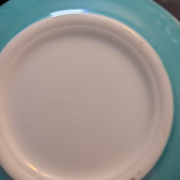 Vintage 1958 Pyrex Hot Air Balloon Pattern 4 quart Bowl 444 - Picture 6 of 9